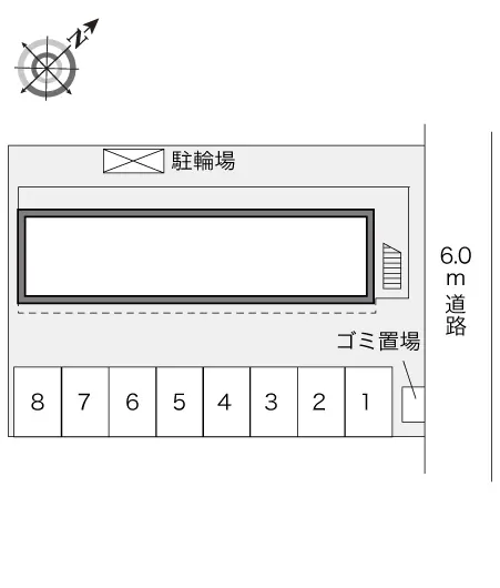 ★手数料０円★上尾市中妻４丁目　月極駐車場（LP）